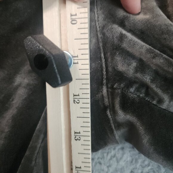 Maeve Anthropologie Womens Pants Size 8 Flare Green Pockets Cotton Blend Velvet - Picture 7 of 14